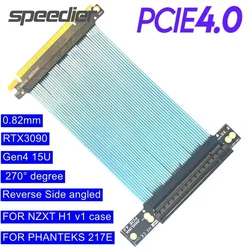 Cable elevador PCIe 4.0 x16 vertical 270° NZXT H1 V1 Phanteks 217E