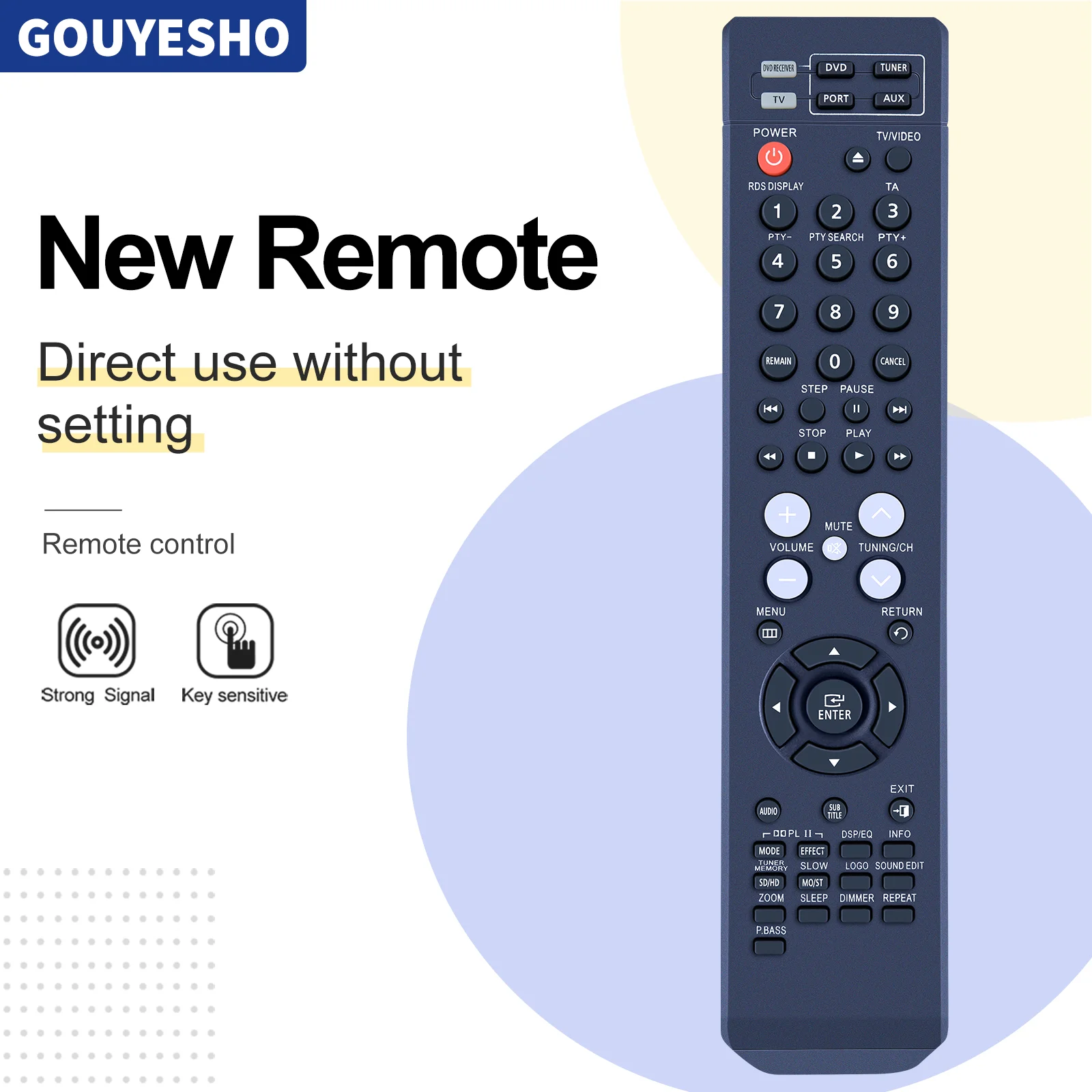 Control remoto para Samsung DVD sistema de cine en casa HT-TX715K HT-TX715T HT-X715 HT-X715T AH59-01907B 01907C HT-TWZ312T HT-TWZ315
