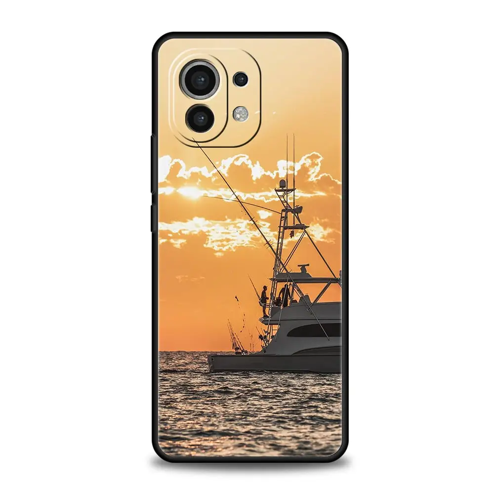 Funda de teléfono para Xiaomi Mi 15 14 14T 13T 12T Pro 12 13 11 Lite 5G 11T X6 X5 Pro funda suave de TPU para pesca - imagen 3