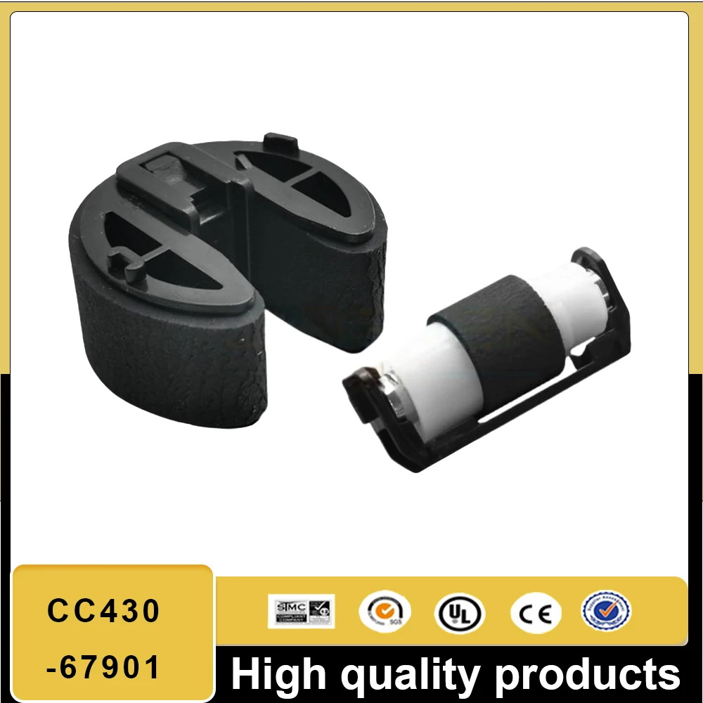 1 Juego de rodillo de recogida de separación de alimentación CC430-67901 para HP CP2025 CP1215 CM1415 M475 M451 CM1312 CP1515 2025 1215 1415 475 1312 1515