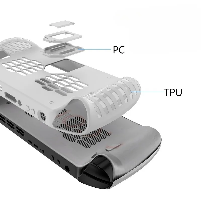 Funda de TPU para consola Lenovo Legion Go S, funda protectora completa anticaída a prueba de golpes, funda protectora suave de TPU - imagen 5
