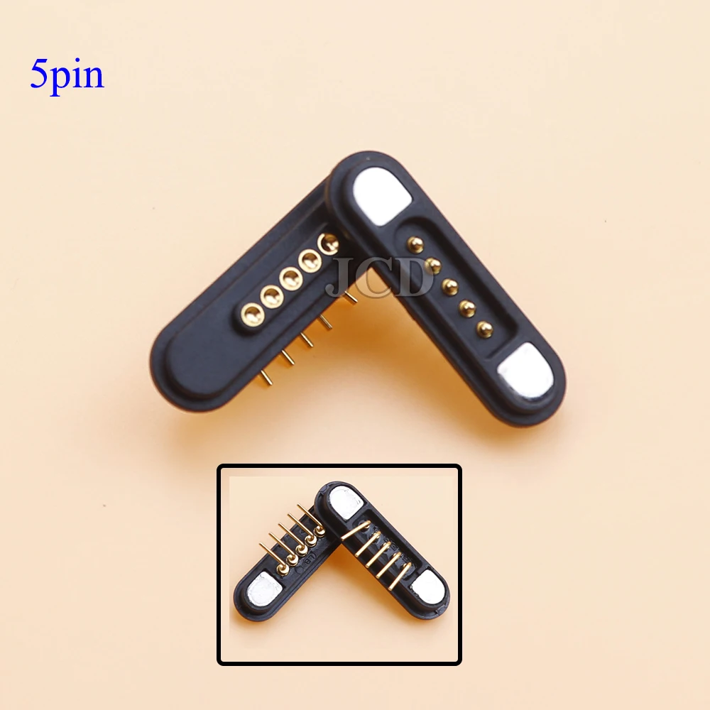 Pogo Pin 2P 3P 4P 5P 6P 7P hembra con resorte, toma de corriente CC, conector magnético, 2A - imagen 3