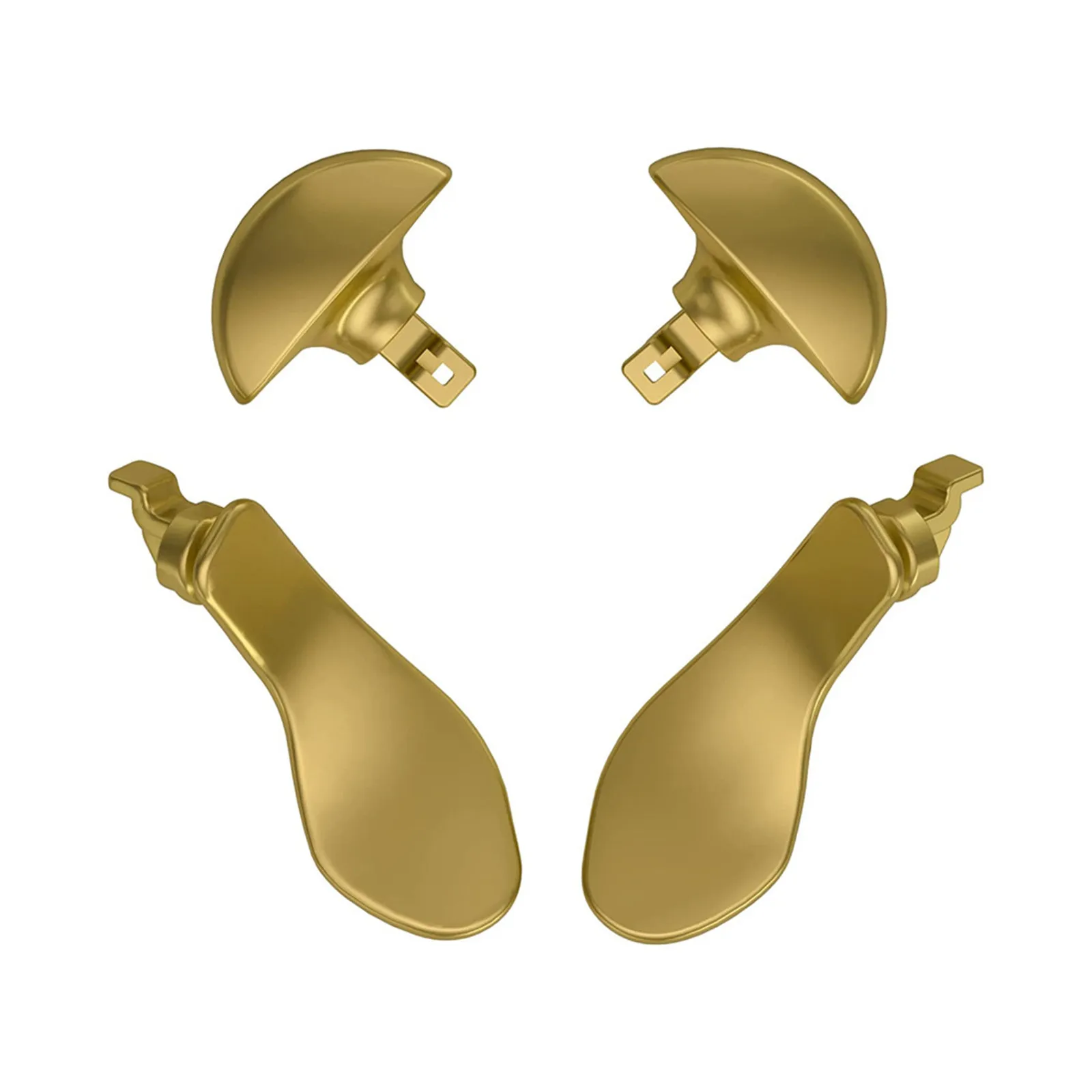 Paletas traseras de Metal para PS5 Edge Controller, accesorios intercambiables, botón trasero DIY, PS5 multicolor para piezas de reparación, 4 piezas por juego - imagen 2