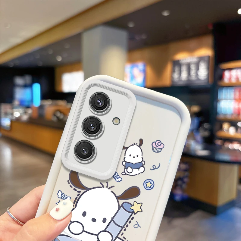 Sanrio Hello Kitty Kuromi funda de teléfono de dibujos animados para Samsung Galaxy S24 S23 S22 S21 Ultra Plus S23 S21 S20 TPU cubierta trasera a prueba de golpes - imagen 5