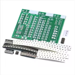 SMD Component Board CD4017 Flow Light Electrician Skills Training Introductory Electronic Soldering Practice Kit (Loose)