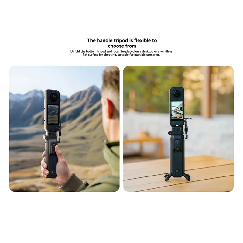 BTLIFE-para Insta360 FOMO Power Handle Pregrabación para fotografía y videografía mejorada Diseño compacto y portátil - imagen 4