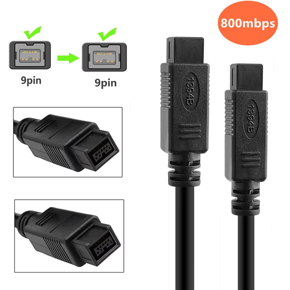 Cable FireWire IEEE 1394 de 9 pines para cámara industrial - 800 Mbps - imagen 5
