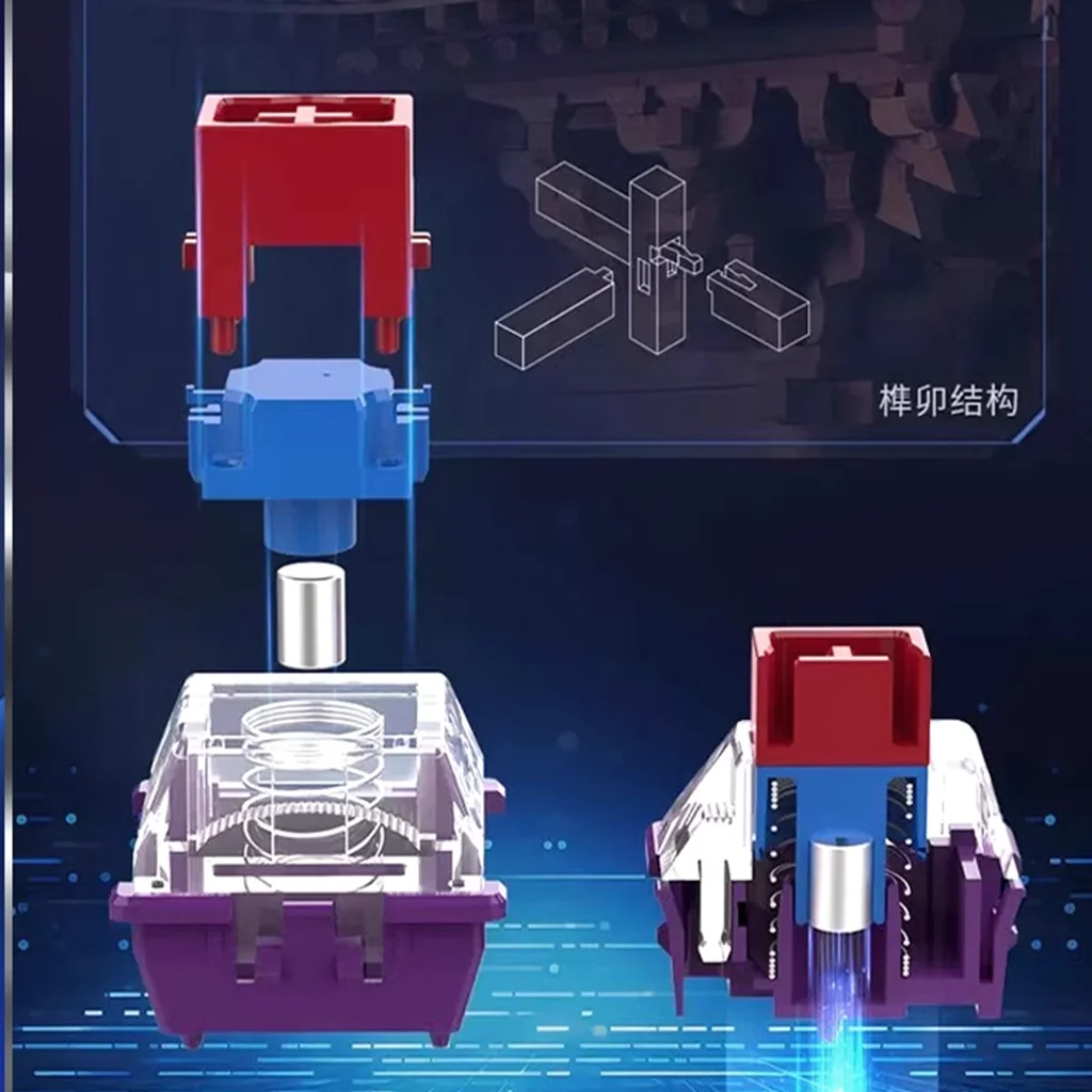 TTC King of Magnetic Switch, interruptores de teclado mecánico, alta transmitancia de luz, e-sports, Gaming, Atk68, Na87, Hm66, Magneto Swtich - imagen 4