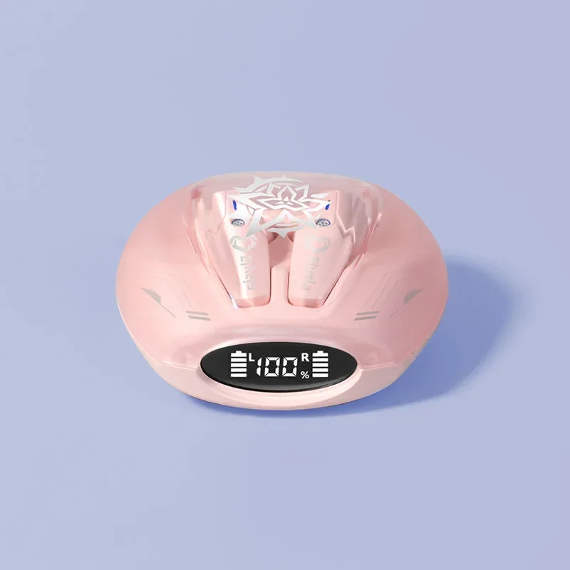 Elysia-auriculares inalámbricos con Bluetooth, accesorio de Anime, juego Honkai Impact 3, Miss Pink Elf, Herrscher of Human: Ego Cosplay Prop - imagen 5