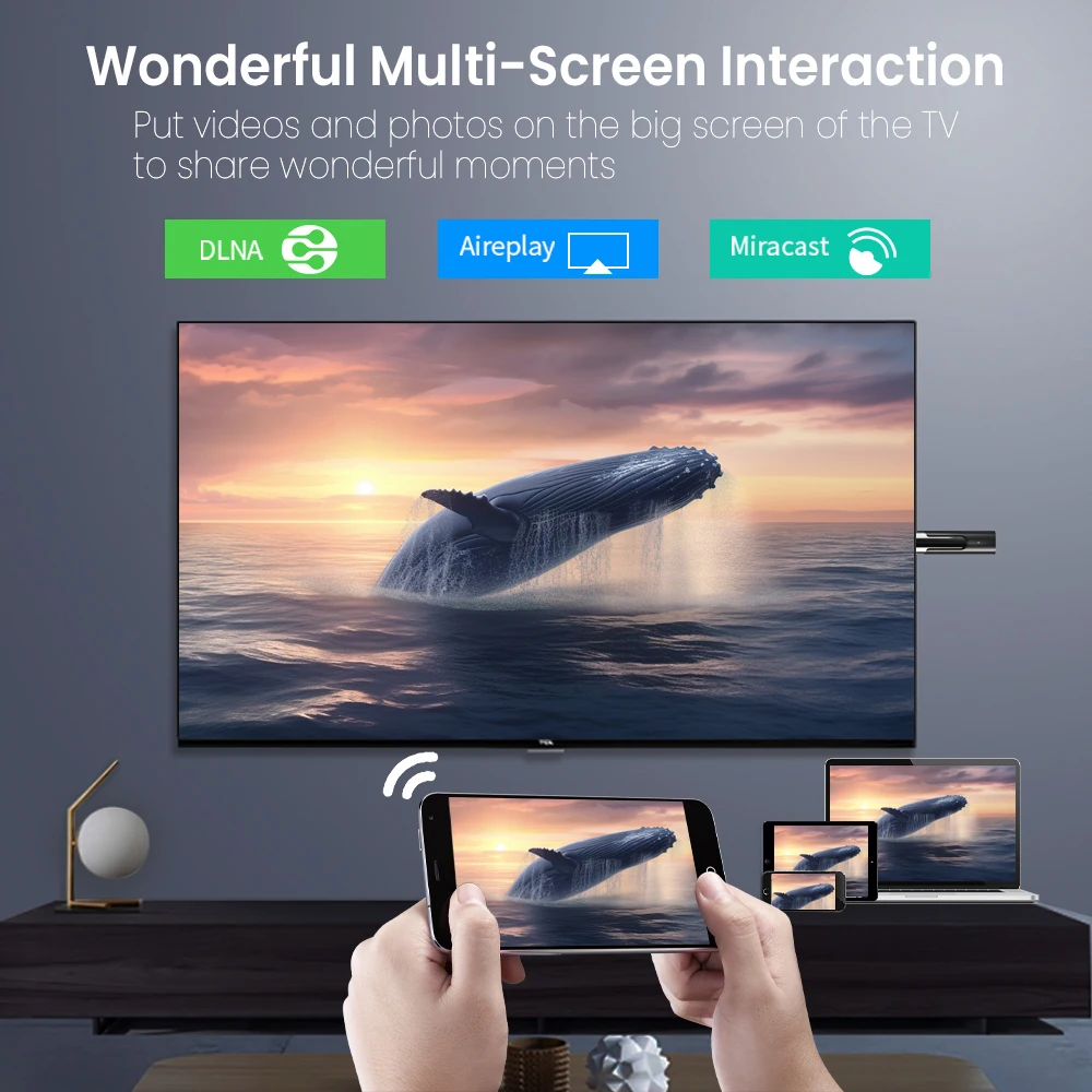 Transpeed Amlogic S905Y4 ATV Android11 TV Stick con aplicaciones de TV Wifi Dual QuadCore 4K 3D BT5.0 con asistente de voz reproductor DDR4 de 2GB - imagen 4
