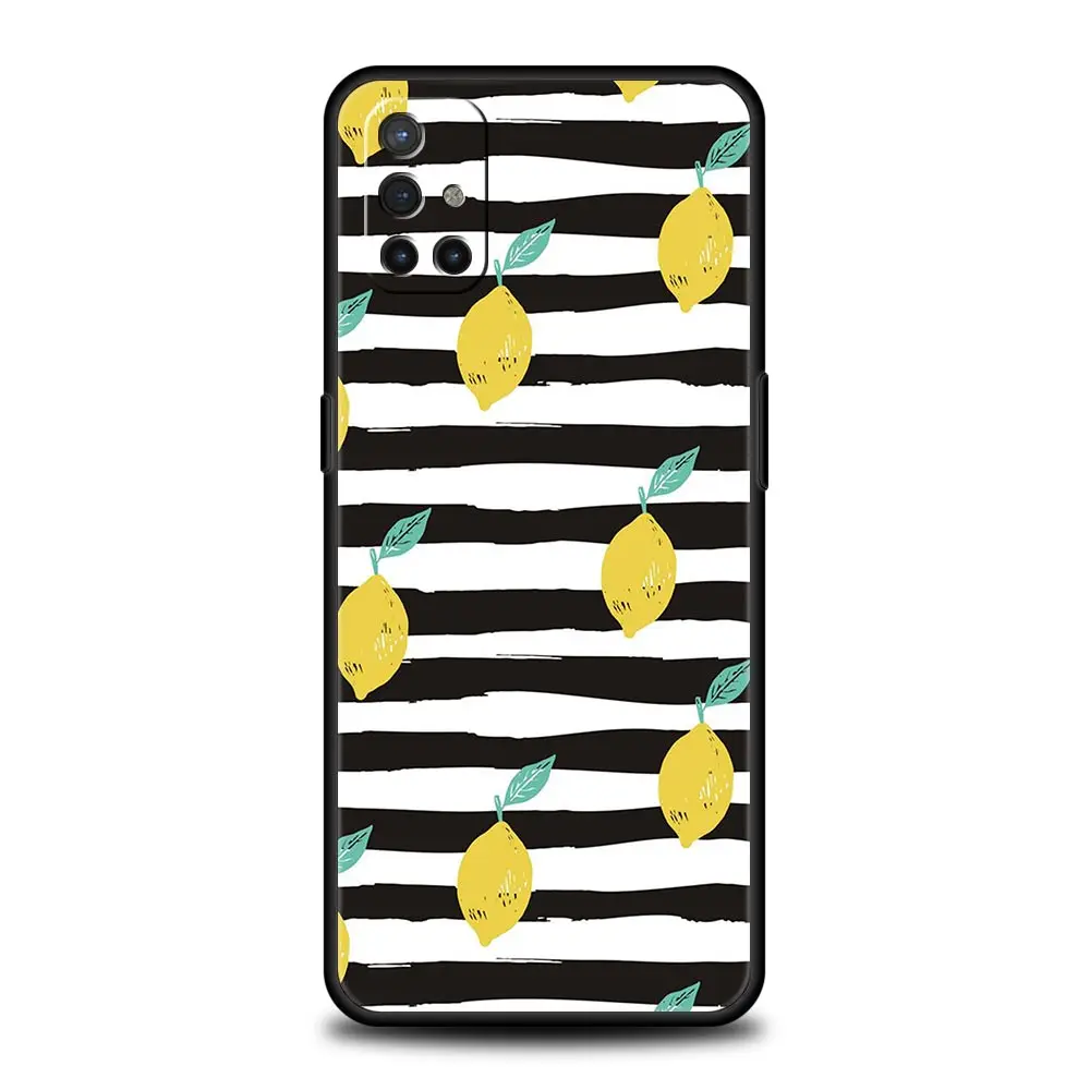 Funda de silicona para teléfono OnePlus 10 9 Pro 9T 9R 9RT 8T 8 7 6T 7T Nord 2 CE 5G N200 N10 N100 cubierta protectora Mediterranean Lemon - imagen 2