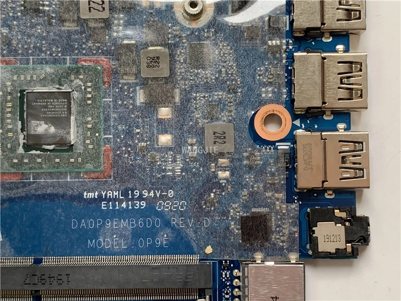 100% en funcionamiento para HP Stream 14-DS 14-DS0160NR placa base para portátil L62000-601 L62000-501 L62000-001 DA0P9EMB6D0 0P9E A4-9120E - imagen 4