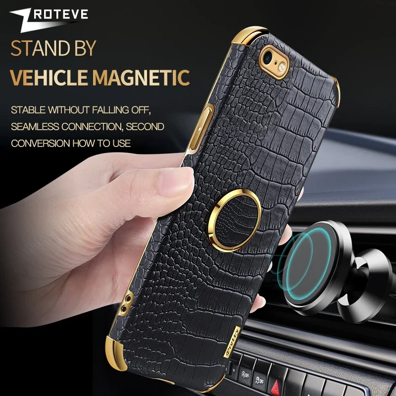 Para iPhoneSE Funda Zroteve Funda de cuero con patrón de cocodrilo para iPhone SE 2 3 2020 2022 6 6S 7 8 Plus iPhone6 iPhone7 iPhone8 - imagen 4