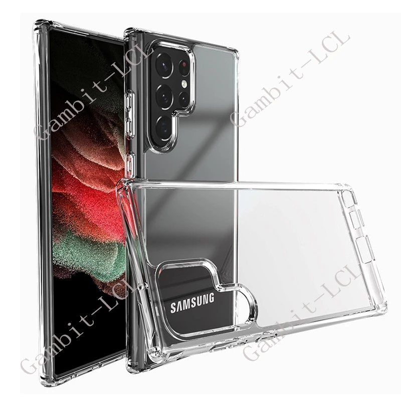 Soporte de anillo trasero para Samsung Galaxy S24 Ultra S23 S22 Ultra SM-S928B, funda de teléfono de silicona suave TPU Original a prueba de golpes - imagen 3