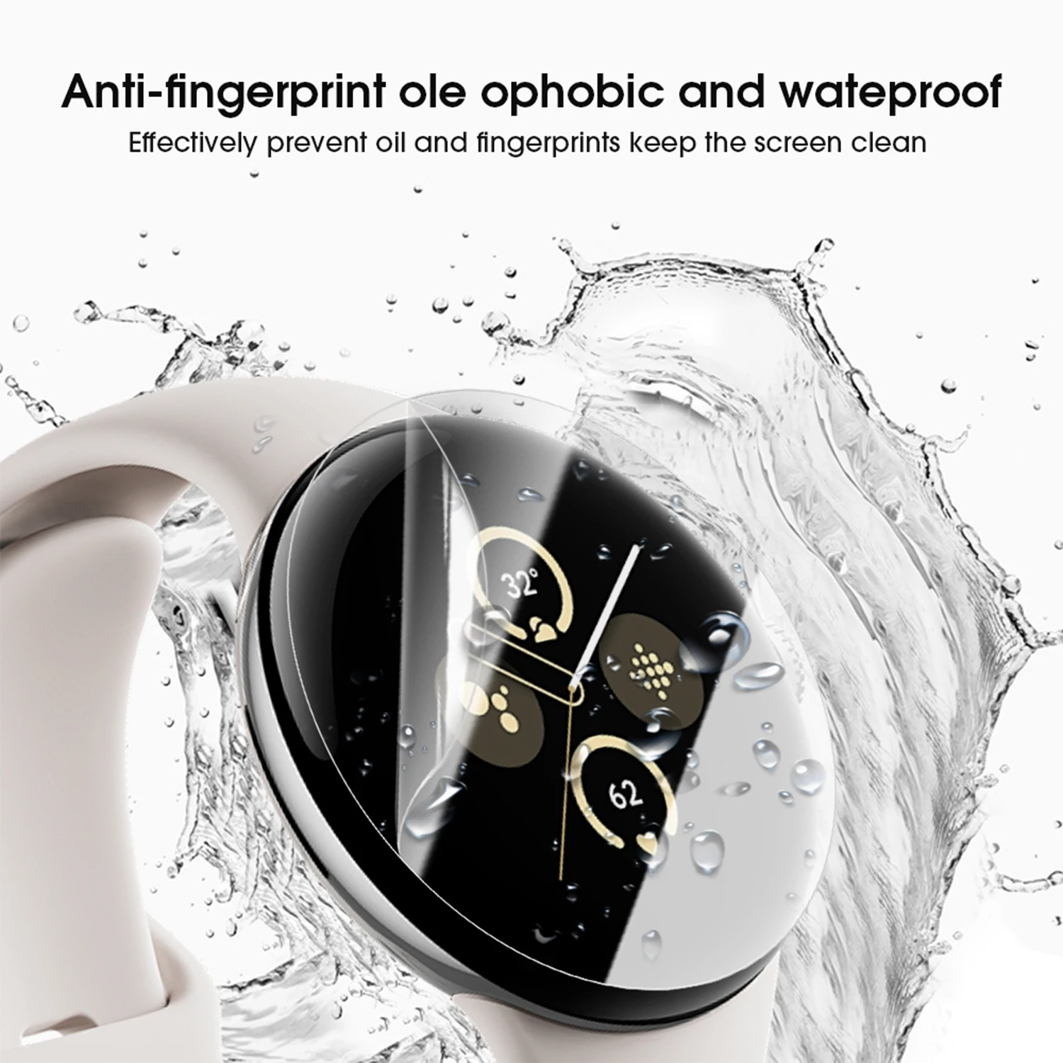 Película de hidrogel de TPU suave, películas protectoras transparentes HD para Google Pixel Watch 4, protectores de pantalla para reloj inteligente de 41MM/45MM, no de vidrio - imagen 5