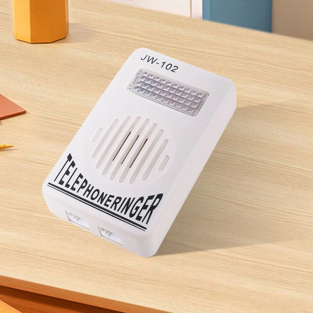 Amplificador de timbre de teléfono con sonido fuerte, con luz intermitente, amplificador de timbre de timbre de teléfono para teléfono fijo - imagen 3