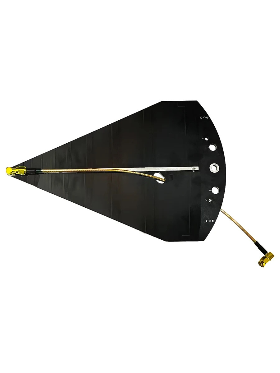 Antena periódica de registro de 50MHz-6GHz, antena direccional de alta ganancia, interfaz SMA de 7dB para analizador de espectro, antenas UWB - imagen 3