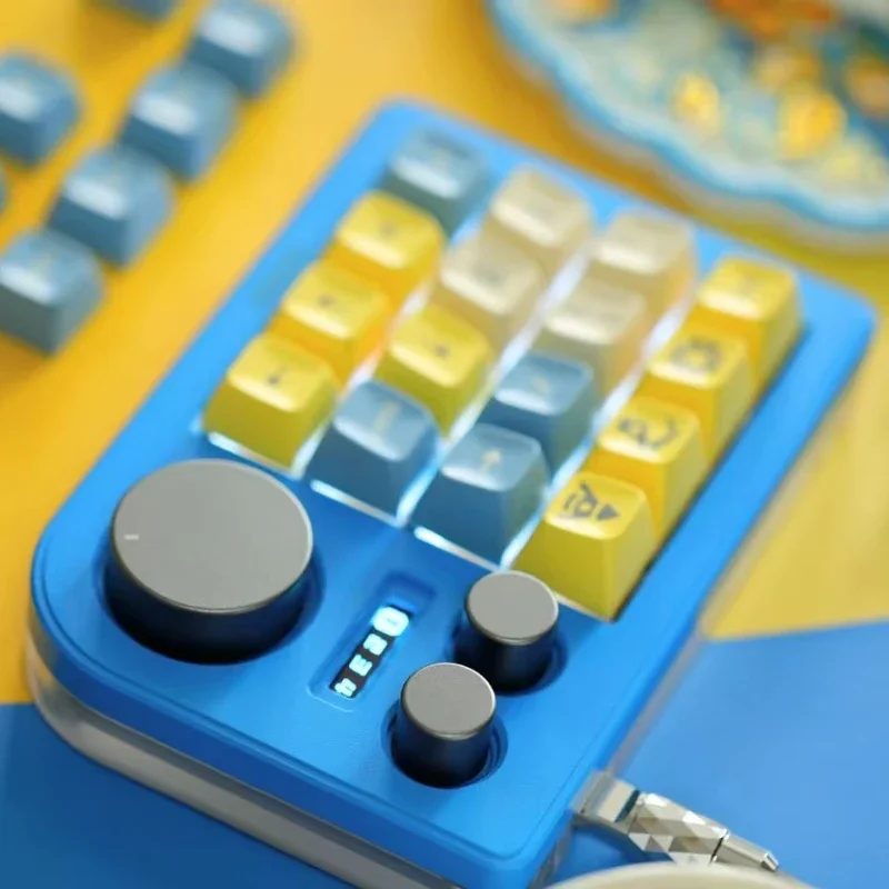 DOIO 16 teclas, teclado de diseño, tres perillas, personalizado, teclado mecánico, personalizado KB16-01 - imagen 3
