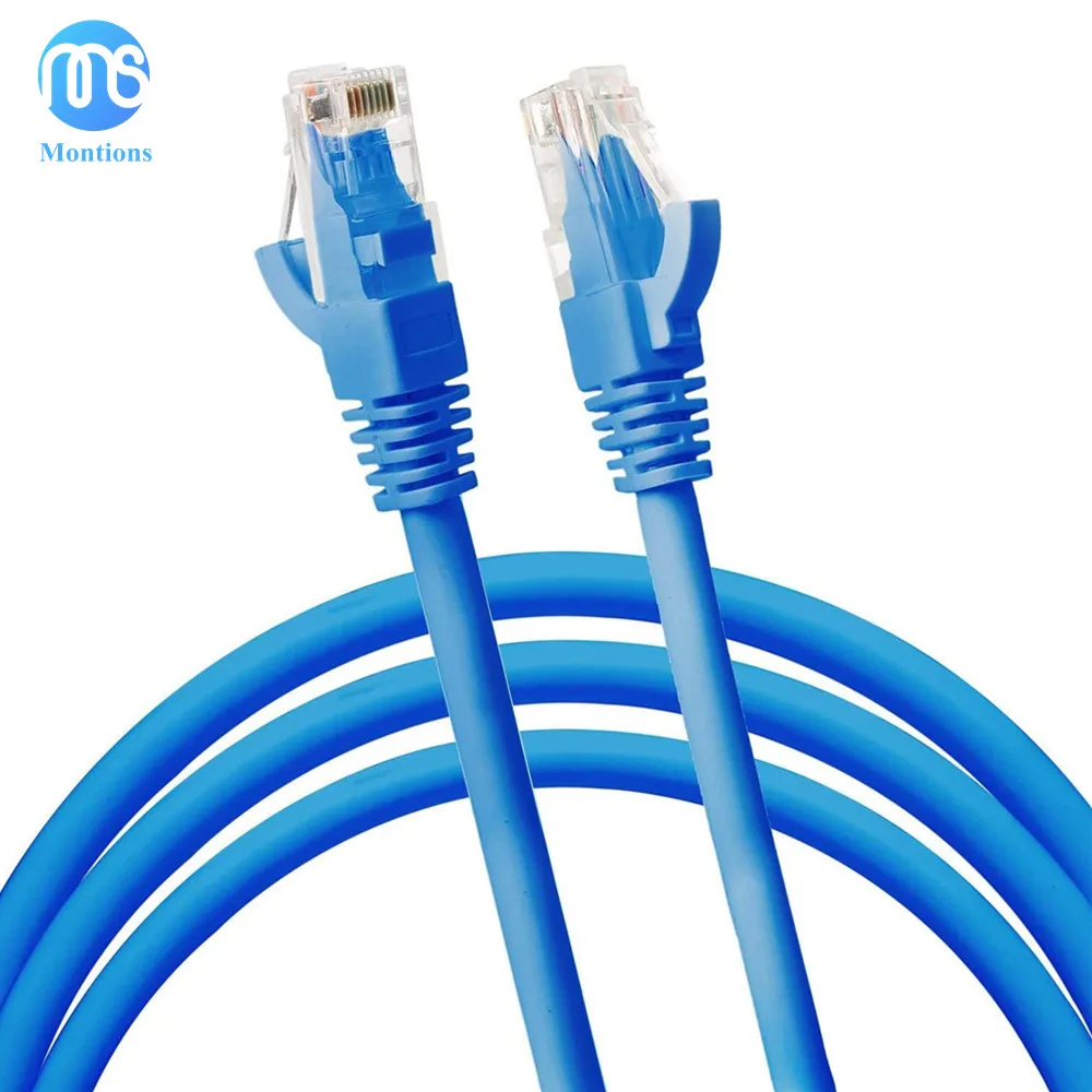 Cable LAN de red Ethernet RJ45 de 1m/2m/3m/5m/10m, canal Cat 5e UTP, 4 pares, Cable de conexión 24AWG, Cable de conexión Cat5 - imagen 2