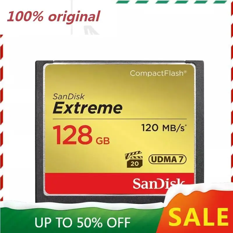 Tarjeta de memoria SanDisk 120 MB/S Extreme pro CFcards 32GB 64GB 128GB tarjeta flash compacta de alta velocidad para cámara DSLR y videocámara HD - imagen 2