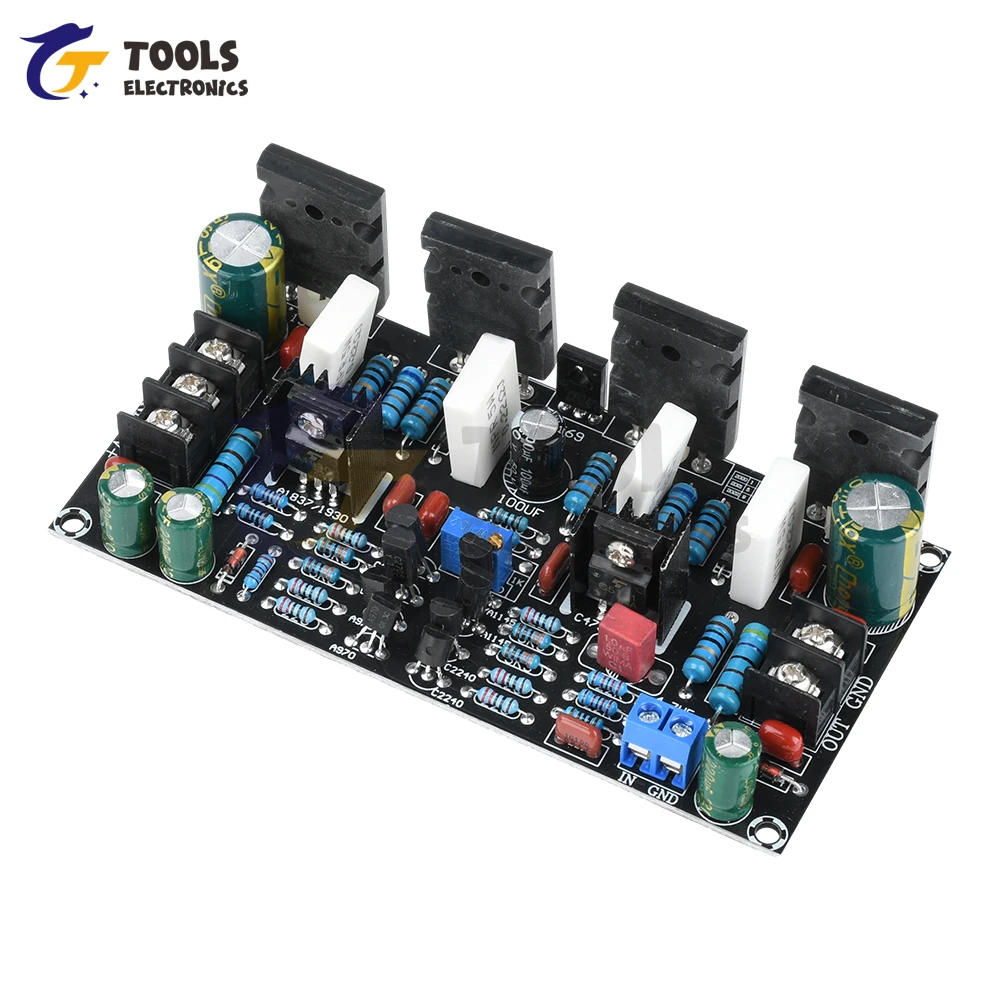 Placa amplificadora terminada de tubo Mono de potencia 1943 + 5200 DC 20V-90V Mono 200W Placa amplificadora de potencia - imagen 2