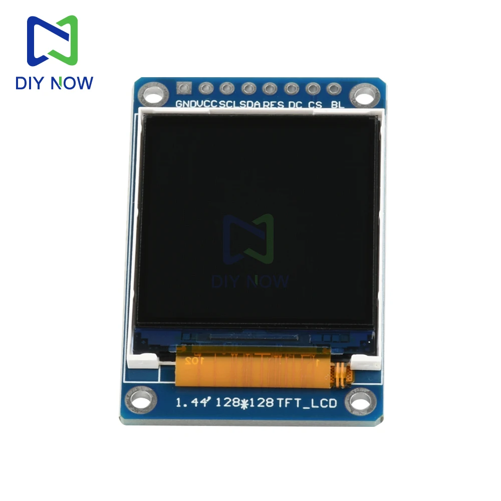 Pantalla LCD TFT de 1,44 pulgadas 128*128 1,44 módulo de puerto serie TFT TFTSPI módulo LCD HD TFT ST7735 módulo de pantalla a todo Color de 8 pines - imagen 4