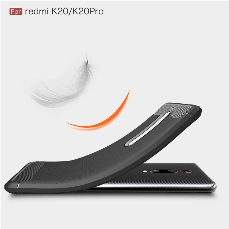 Wolfrule funda Xiaomi Mi 9T Pro funda Xiaomi 9T a prueba de golpes goma silicona parachoques fibra de carbono funda para Xiaomi 9T Pro - imagen 4