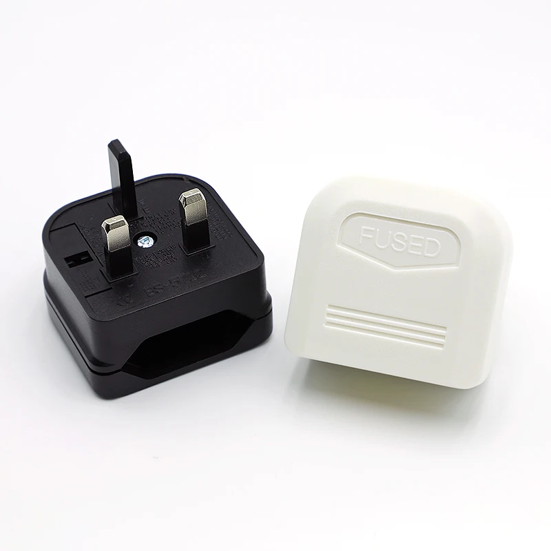 1 Uds europeo Euro Eu 2 pines a Reino Unido 3 pines toma de corriente adaptador de enchufe de viaje convertidor adaptador de corriente cargador toma de corriente - imagen 3