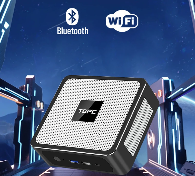 Mini PC TOPC de 13. a generación Intel Core i9 13900H i7 13700H i5 2xDDR4 2xNVMe 2xLAN Win11 Pro, ordenador de escritorio para Gamer, ordenador de oficina/hogar WiFi6E - imagen 3