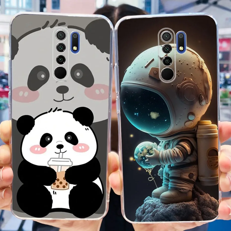 Funda pintada para Xiaomi Redmi 9, carcasa trasera de TPU de silicona suave para Redmi 9 Prime, Redmi9 (China) - imagen 2