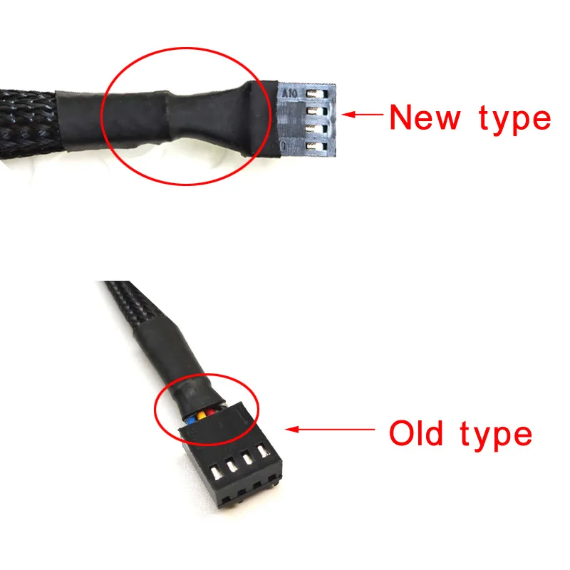 Cable adaptador divisor de ventilador PWM de 4 pines 1 a 1 2 3 4, divisor de ventilador de CPU de ordenador, Cable de extensión de ventilador de PC - imagen 4