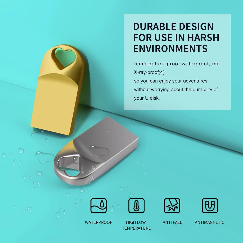 Zsuit nuevo 10 Uds Mini Pen Drive 8GB 64G 32GB unidad Flash Usb 128G impermeable Pendrive Usb Stick U disco regalo logotipo gratis Flash USB - imagen 4