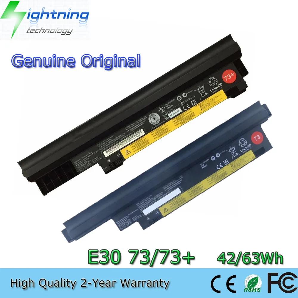 Batería Original y auténtica para ordenador portátil, pila para Lenovo ThinkPad Edge de 13 pulgadas, E30, E31, 57Y4565, 42T4813, 42T4815, 14,8/11,1 V, 42/63Wh, novedad