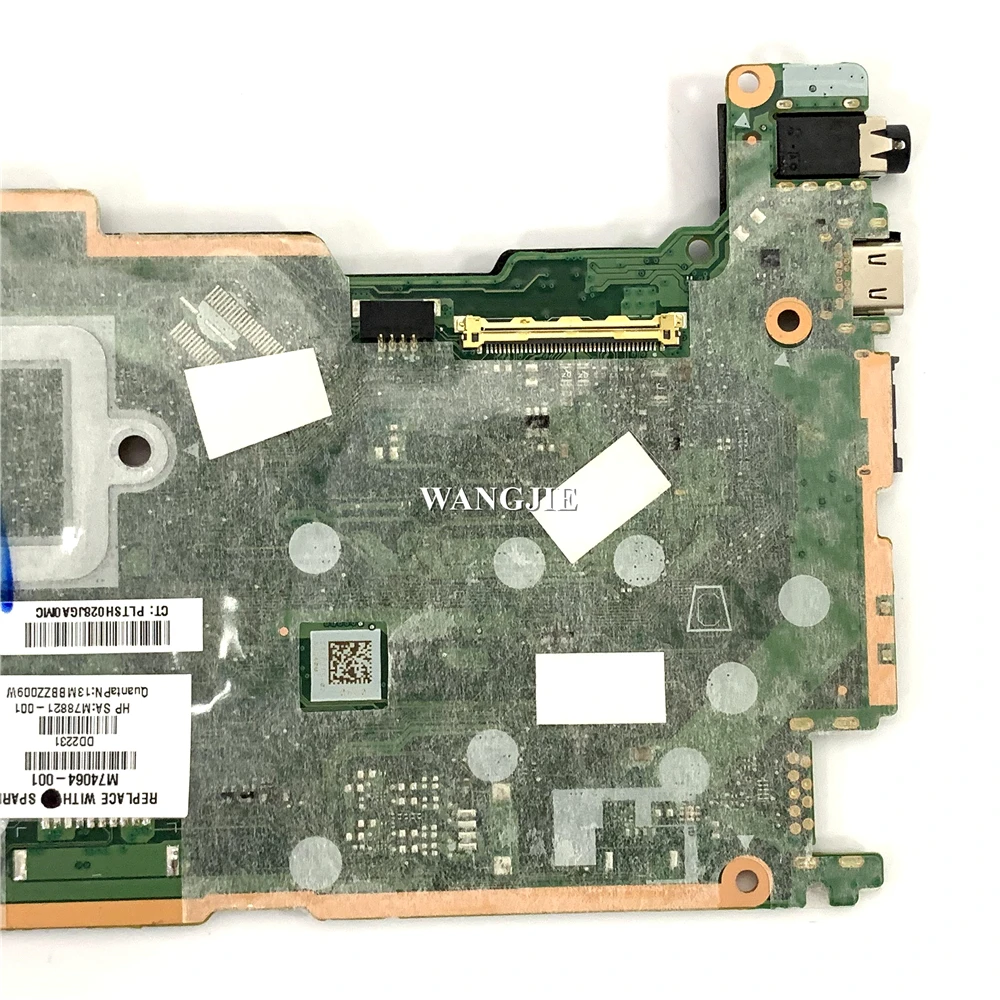 Placa base para ordenador portátil M74064-001 para HP 14A-NA CelN4500 4GB 64GeMMC 100% completamente funcional - imagen 4