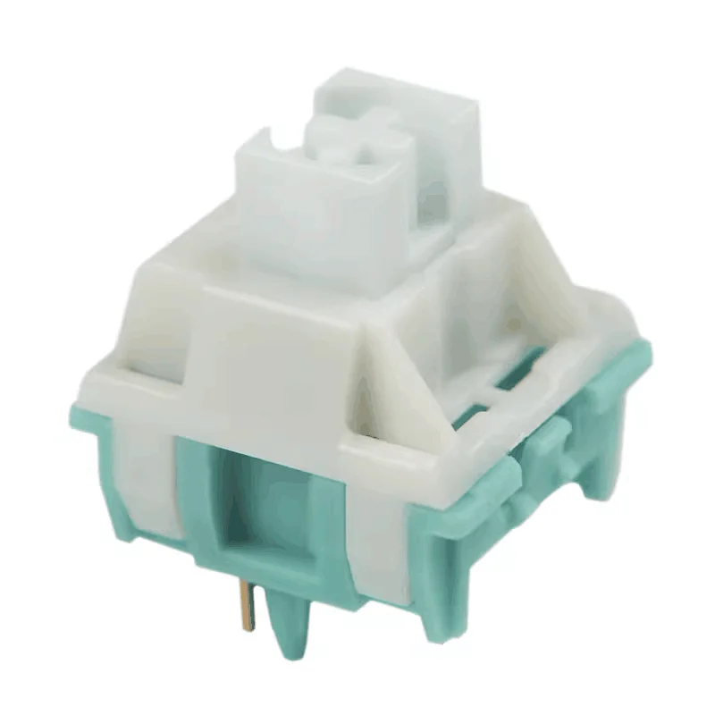 TTC interruptor lineal blanco Cool breeze, 5 pines, resorte chapado en oro para Teclado mecánico de juegos, interruptores MX, prelubricación PA66