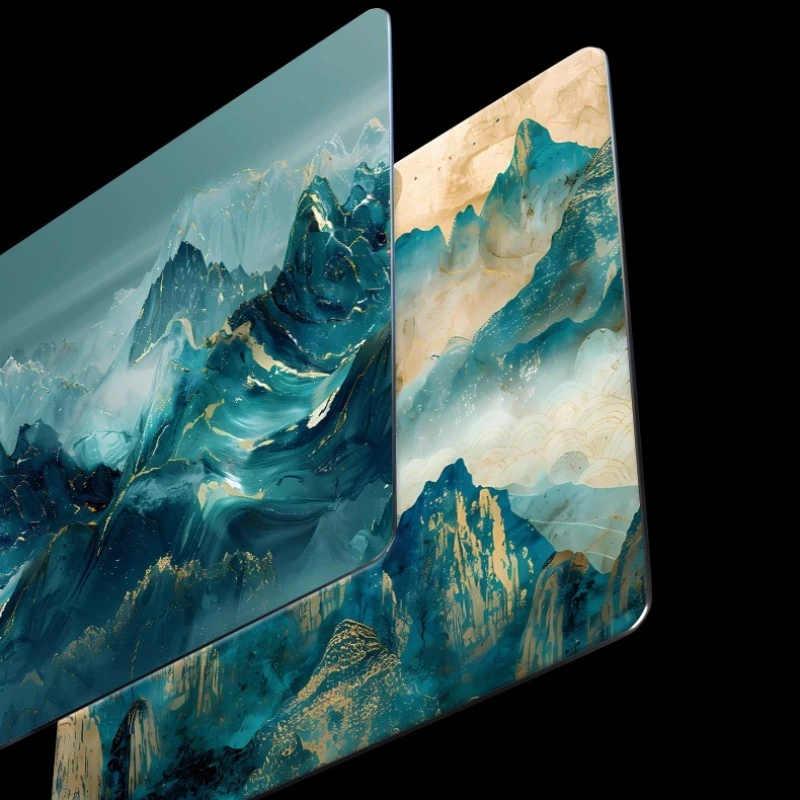 Alfombrilla de ratón de cristal para juegos extragrande Esports FPS vidrio fotovoltaico templado superficie de niebla de cristal optimizada personalizada suave - imagen 5