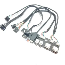 Cable Extensión USB 3.0 Tipo C para Mini ITX Audio 3.5mm HDD