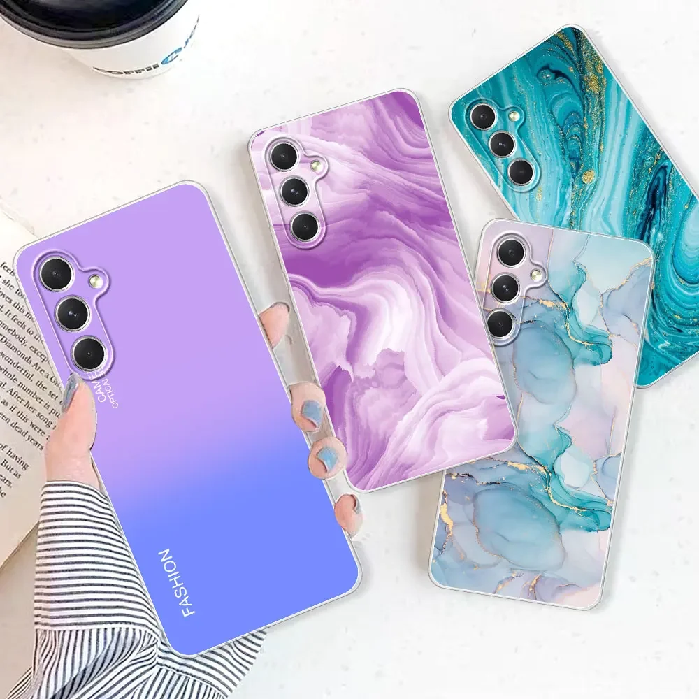 Para Samsung F34 5G funda para Samsung Galaxy M34 5G funda de teléfono de silicona suave transparente para Samsung M54 F54 A54 A34 A24 A14 Coque - imagen 4