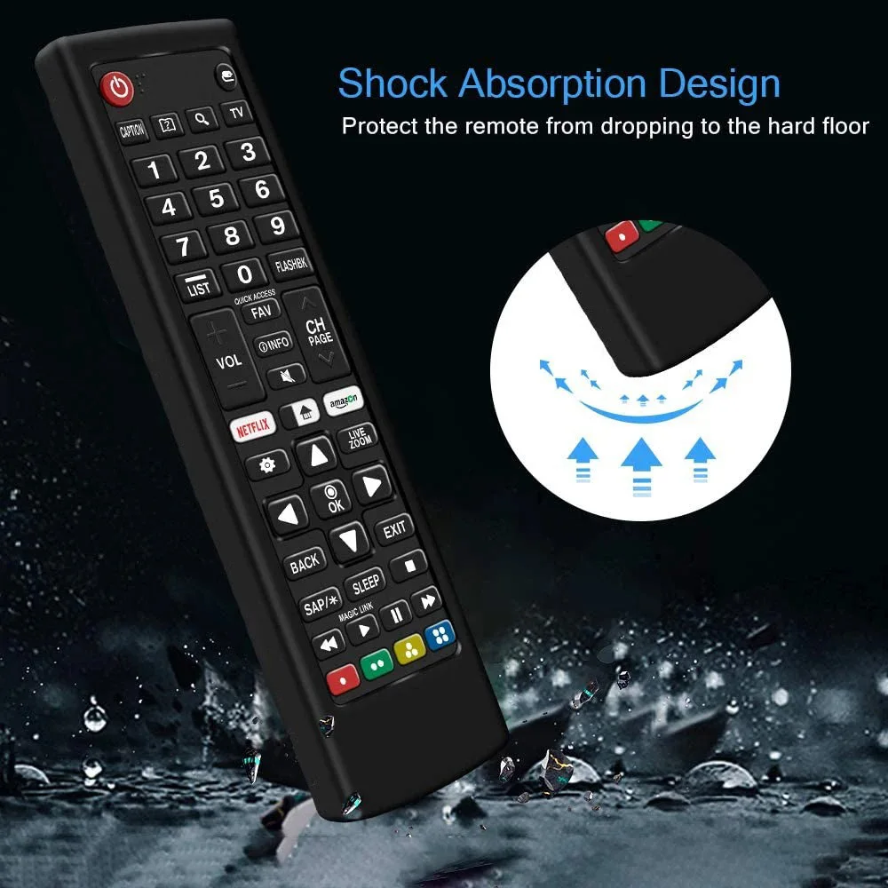 Funda de silicona MRSVI para control remoto LG Smart TV AKB75095307 AKB75375604 AKB75675304 funda protectora a prueba de golpes para control remoto de TV LG - imagen 4
