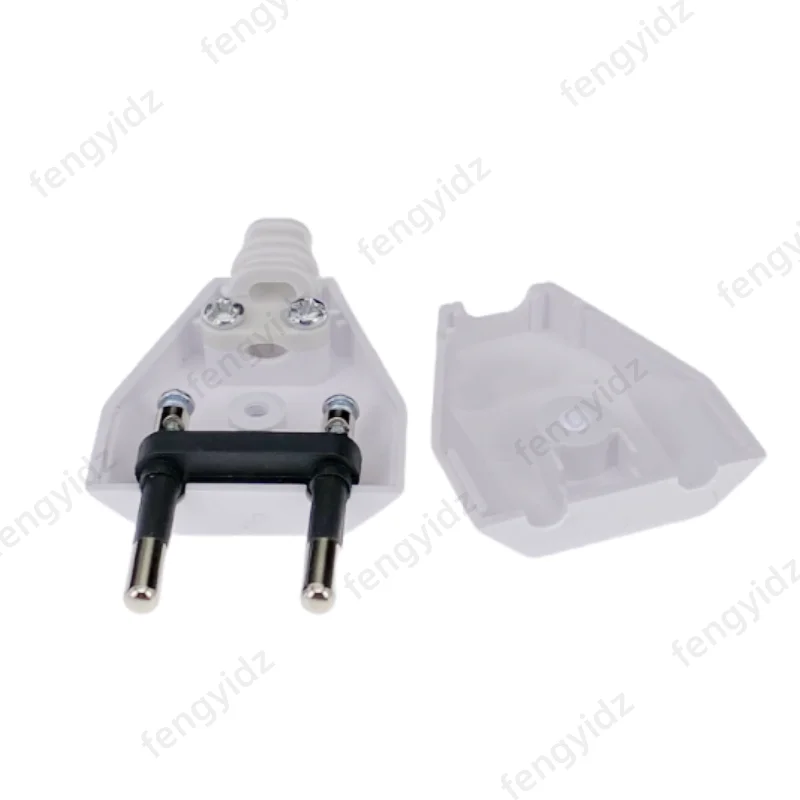 Adaptador de enchufe europeo con destornillador, conector de cable de extensión recargable de repuesto, 220 V, 2,5 A, 8 Uds. - imagen 5