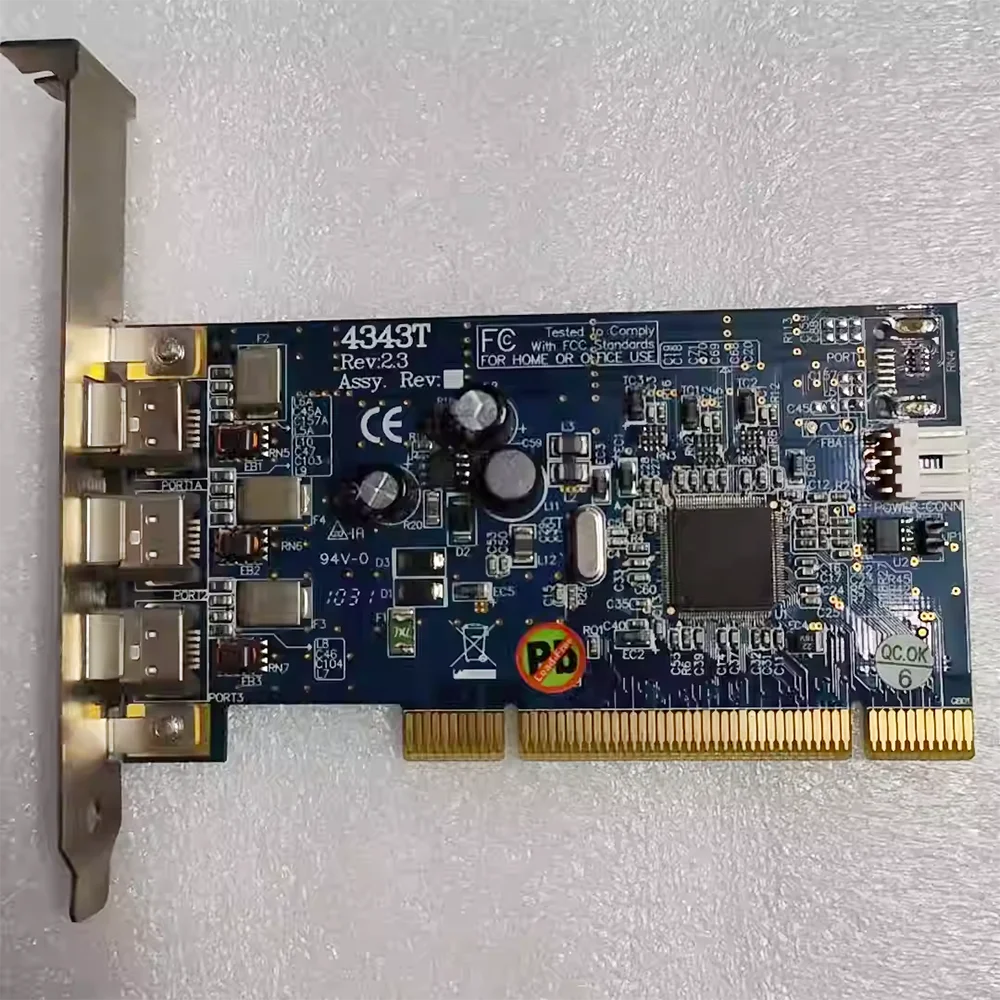 Para NI America PCI-8252 Tarjeta DAQ de adquisición de datos de comunicación 1394 de 3 puertos - imagen 2