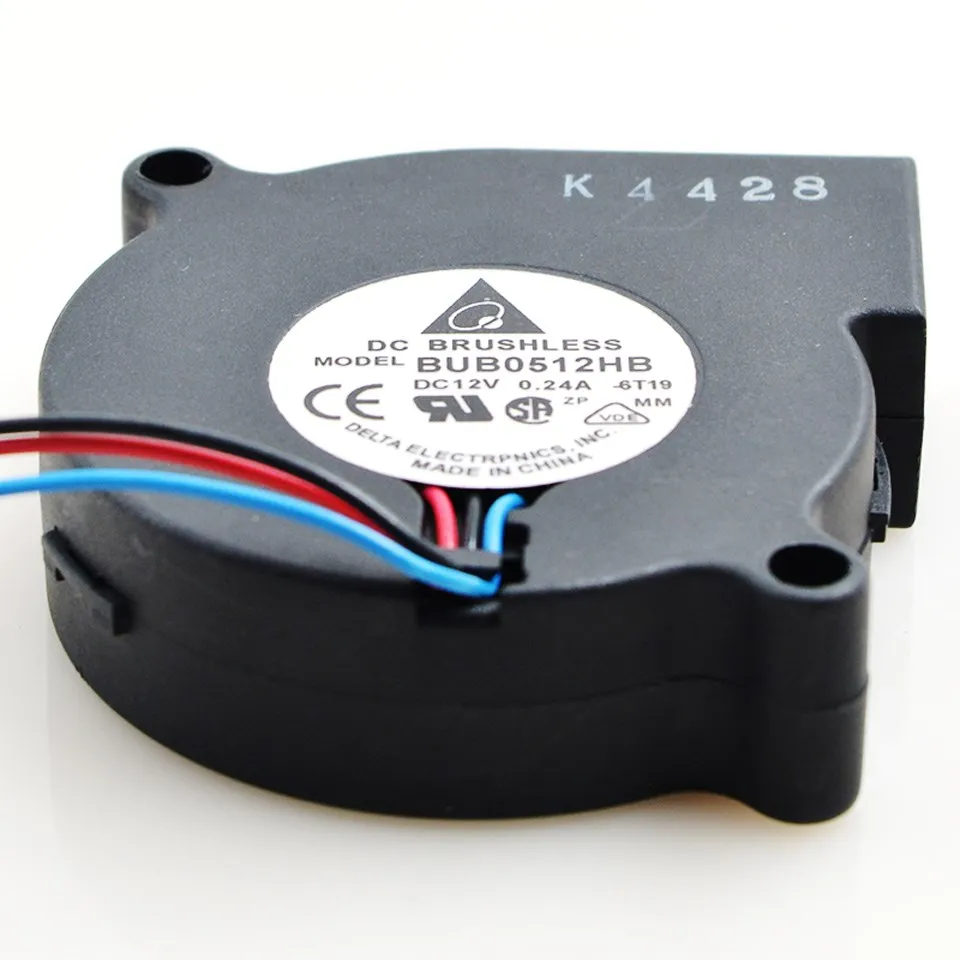 BUB0512HB-ventilador de doble rodamiento de bolas, ventilador de refrigeración 5015, ventilador centrífugo para Delta - imagen 5
