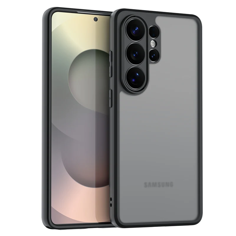 Funda de teléfono con sensación de piel mate para Samsung Galaxy S26 Ultra, Funda trasera antioxidante para Samsung S26 Ultra