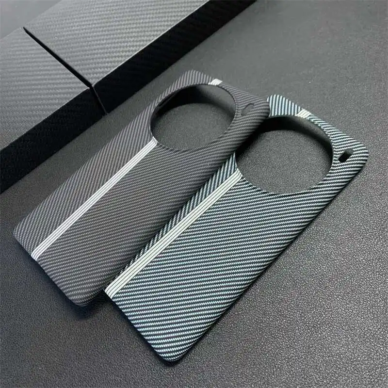 Para VIVO X200 Pro funda de moda de fibra de carbono dura funda protectora trasera de piel delgada para VIVO X200Pro Mini X 200 carcasa de teléfono - imagen 4