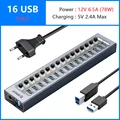 16 USB and EU Plug
