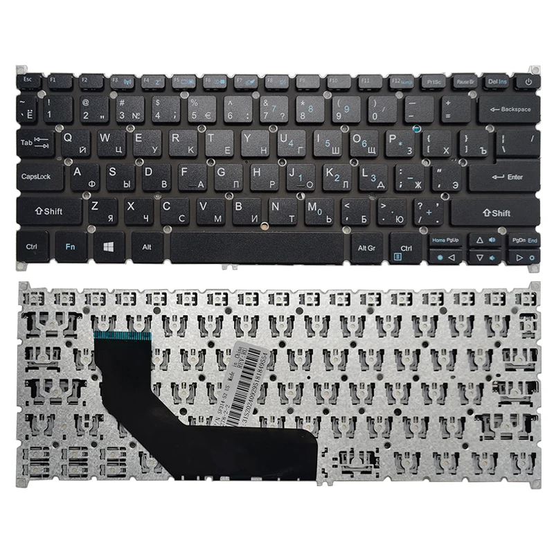 Nuevo para Acer Swift 3 SF314-52 SF314-52g SF314-53G SF314-55G SF113-31 Aspire s13 S5-371 S5-371T teclado de ordenador portátil ruso/estadounidense - imagen 3