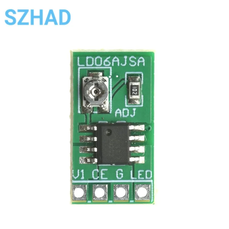 Controlador LED DC 3,3 V 3,7 V 5V 30-1500MA, módulo ajustable de corriente constante, placa de Control PWM para linterna LED USB 18650 Li-ion