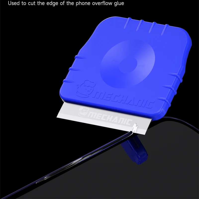 MECHANIC-herramienta de limpieza de alta dureza para teléfono móvil, 3 piezas, marco de pantalla LCD, eliminación de pegamento OCA, cuchillo de corte para película de ventana de vidrio de coche - imagen 3