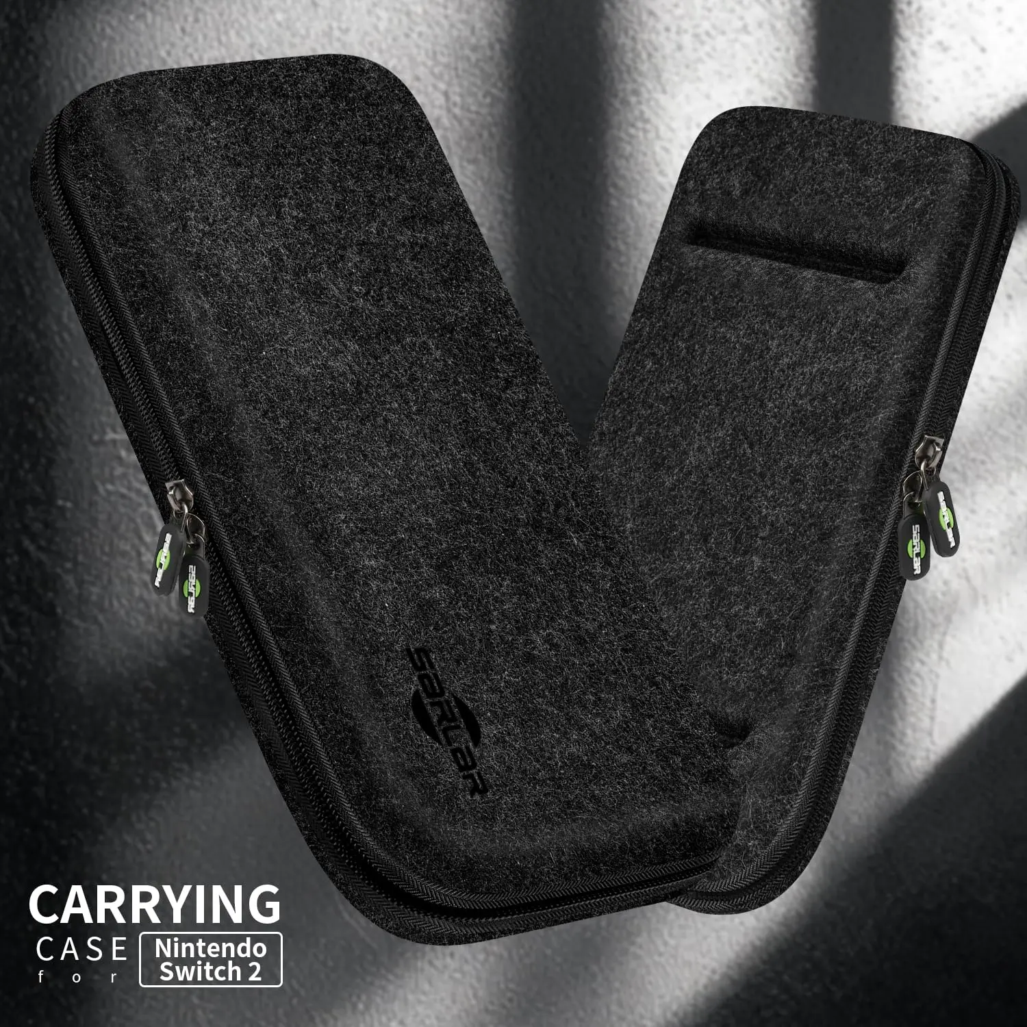 Estuche de transporte duro para consola de juegos Switch 2, bolsa de almacenamiento de protección portátil delgada de fieltro inodoro para accesorios de juegos Switch2