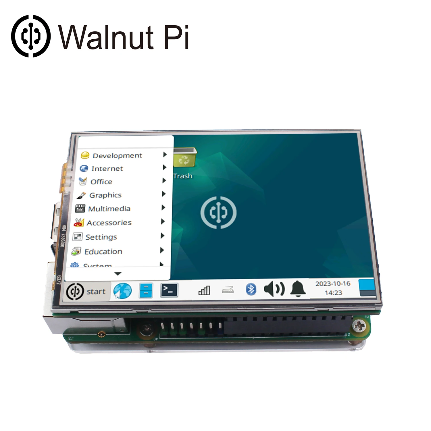 Pantalla táctil de 3,5 pulgadas para Raspberry Pi, módulo LCD de 480x320 TFT de 3,5 pulgadas, SPI de alta velocidad, 80MHz, WalnutPi - imagen 3